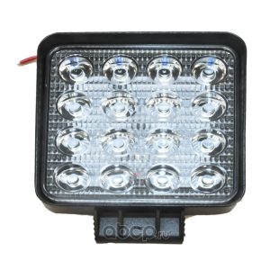 Фара дополнительная квадрат., рассеиваемый свет 16 диодов 48W (AE48S-16LED-42PC