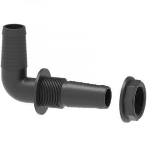 Фитинг с зажим. гайкой 1/2'' D.15