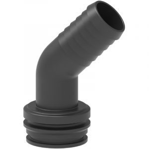 Фитинг ARAG угол 45° D25 мм T5 под скобу аналог 010215525