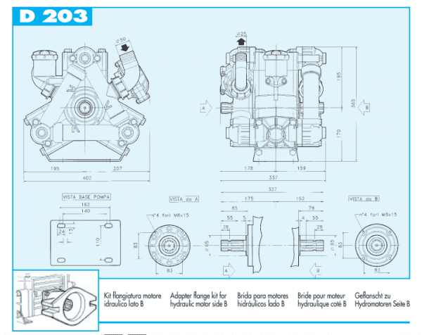 Насос мембранный D203 — изображение 2