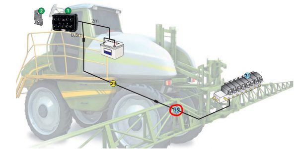 Кабель 9 функций HYDR.6+3W 10 метров — изображение 2