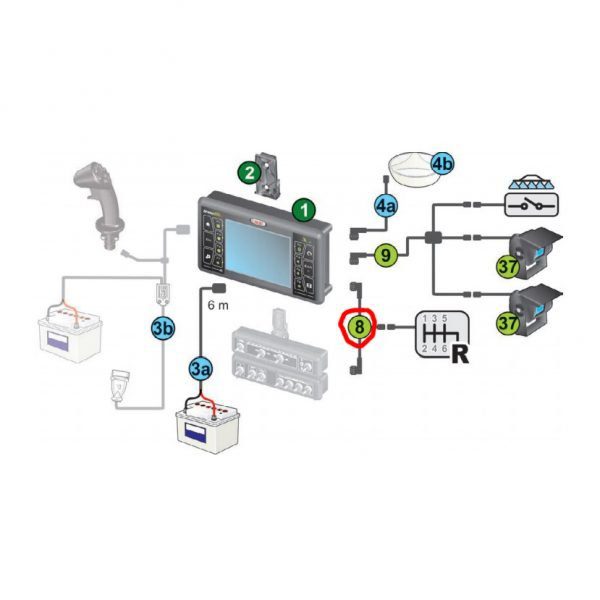 Кабель соединительный тумблерной панели B400S (поз.8) — изображение 1