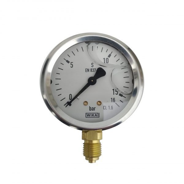 Манометр 0-16бар d 63, резьба G1/4 — изображение 1