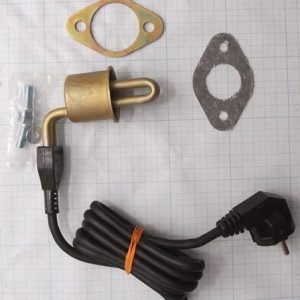 Подогреватель охлаждающей жидкости 0,8кВт (КАМАЗ)ЭМП4-30 с патрубком