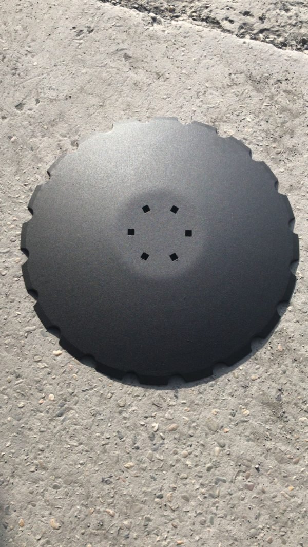 Диск Kuhn Optimer “Мелкая ромашка” 510х6 (SUNSTYER – BORON STEEL) (BLACK) — изображение 1