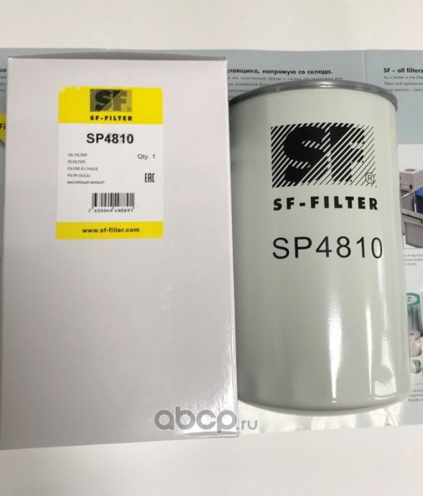Фильтр масляный SF Filter SP4810 (P550596 LF16045) — изображение 1
