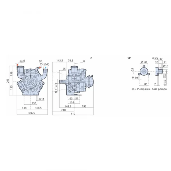 Насос мембранный AR 135 bp C — изображение 2