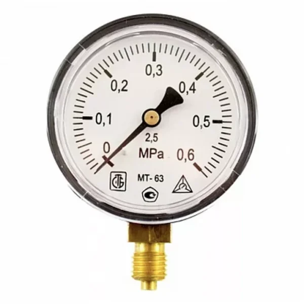Манометр МП-63П-0,1МПа-ДМ (на ПСК) — изображение 1
