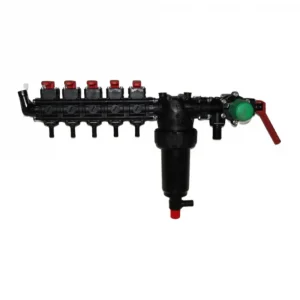 Регулятор ARAG 5-х секционный ручной  с фильтром и фитингами D=25 мм (4711502006)