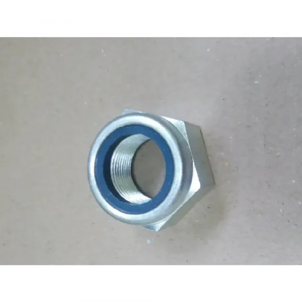 Гайка H с нейлостопором M12 оцинков. — изображение 1