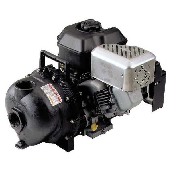 Мотопомпа 3» POLY PUMP 6,5HP LONCIN EN (300P6LON) в комплекте с фитингами!